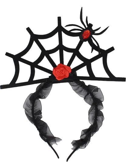 3Pcs Spider Web Headbands Cosplay