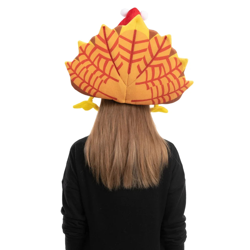 2Pcs Turkey Sitting Hats Silly