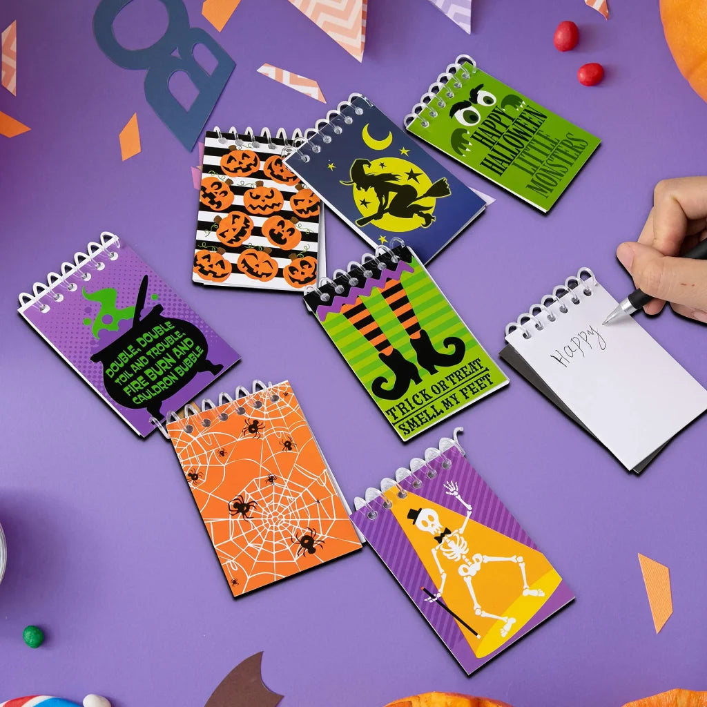 48pcs Spooky Notepad Halloween Party Favors