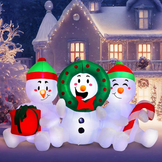 6ft LED Snowman Christmas Inflatable