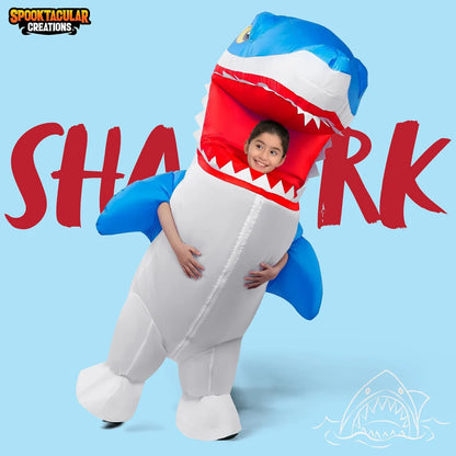 Deluxe Halloween Inflatable Shark Costume