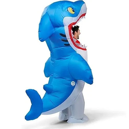 Deluxe Halloween Inflatable Shark Costume