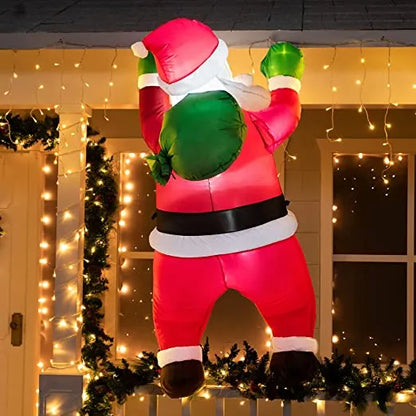 5.5ft Christmas Hanging Santa Inflatable Decoration