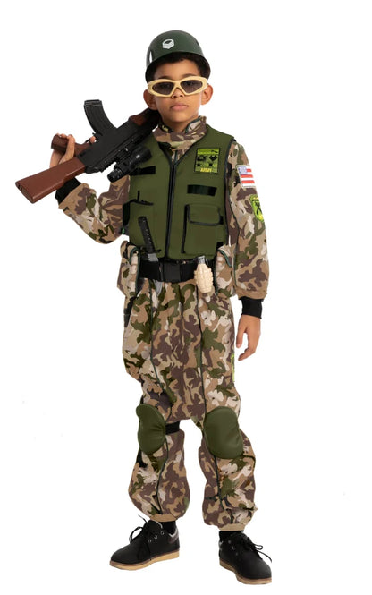 Kids Army Trooper Halloween Costume