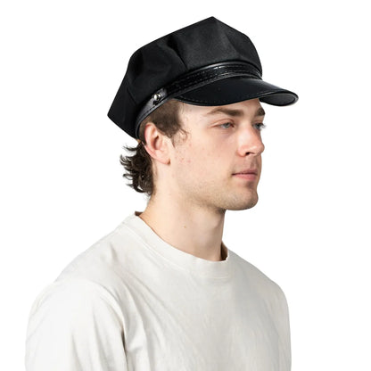 Universal Black Chauffeur Hat for Adults