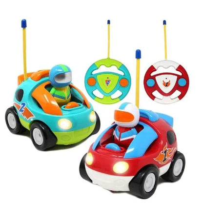 2pcs Remote Control Car Cartoon 6.75in