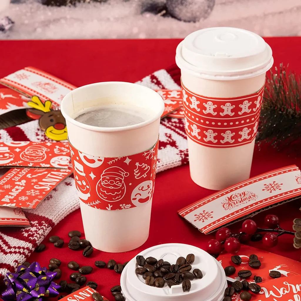 36pcs Christmas Coffee Cup Sleeves