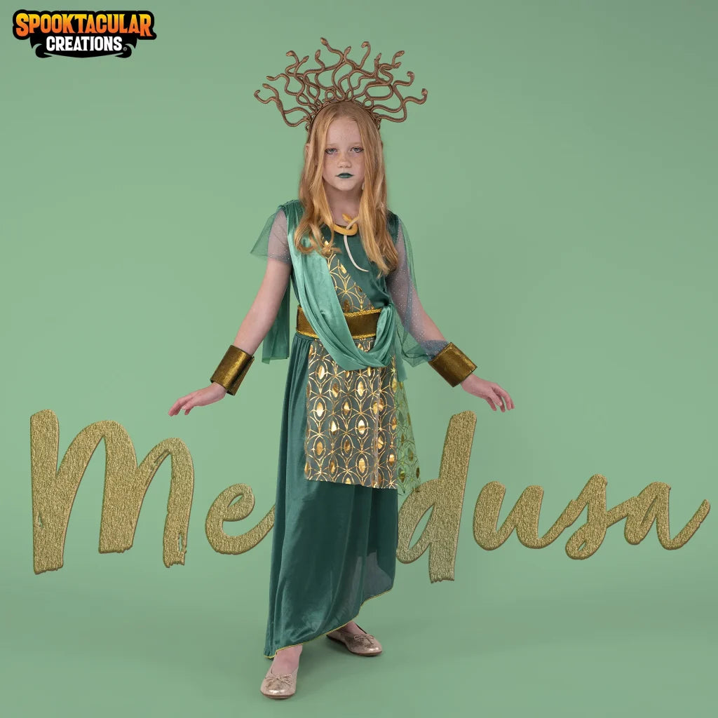 Girls Medusa Halloween Costume