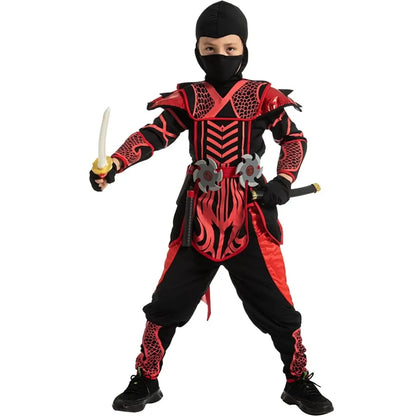 Boys Red Ninja Halloween Costume