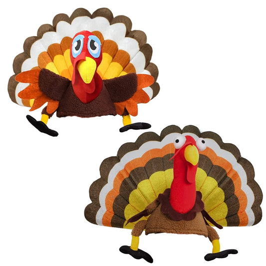 2Pcs Thanksgiving Turkey Hat