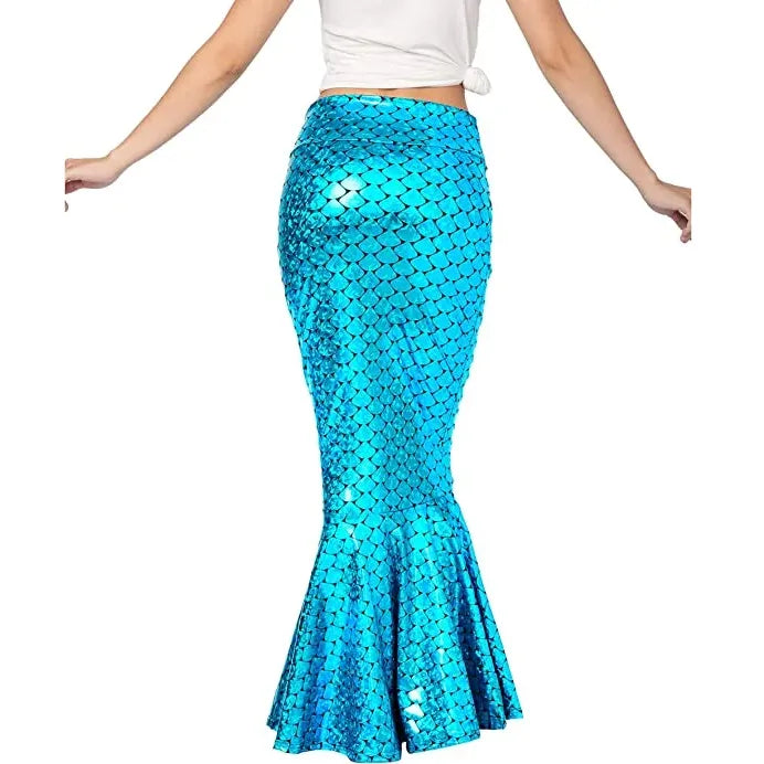 Adult Mermaid Tail Skirt Halloween Costume