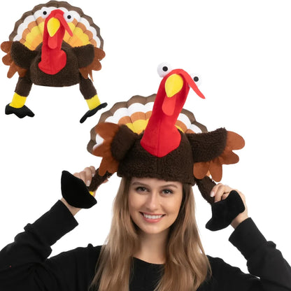 Silly Wings Flapping Turkey Hat – JOYIN