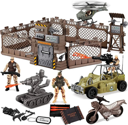 Military Base Toys Set