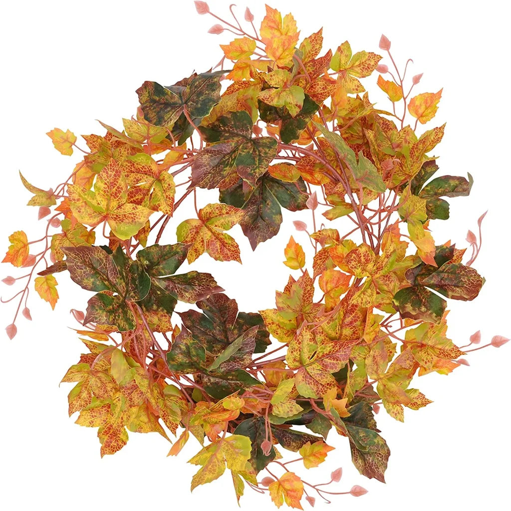 2Pcs Fall Maple Garland