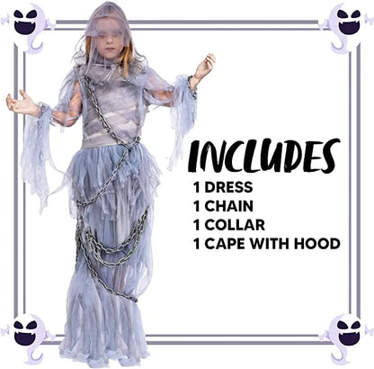 Girls Haunting Beauty Ghost Halloween Costume