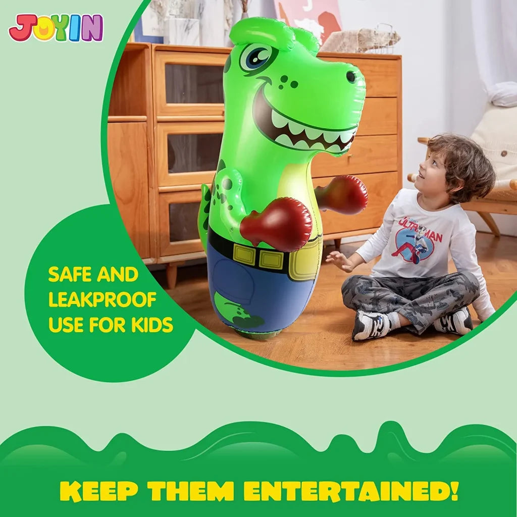 47in Kids Inflatable Dinosaur Punching Bag