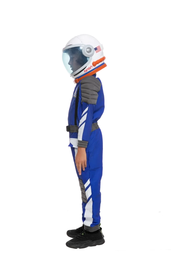 Kids Blue NASA Pilot Astronaut Halloween Costume