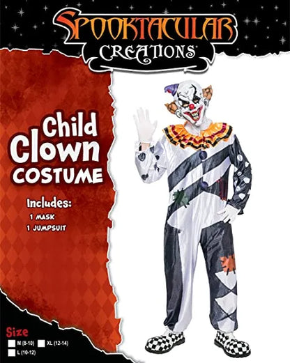 Kids Halloween Killer Clown Costume