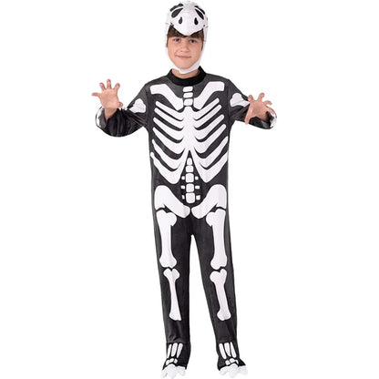 Kids T rex Skeleton Halloween Costume