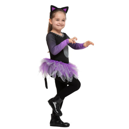 Girls Cat Tutu Skirt Halloween Costume