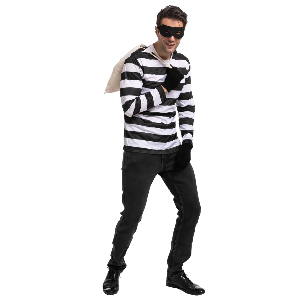 Robber Costume For Role Play Cosplay- Adult